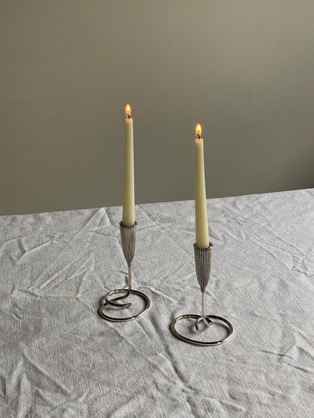 Ribbed Candle Holders